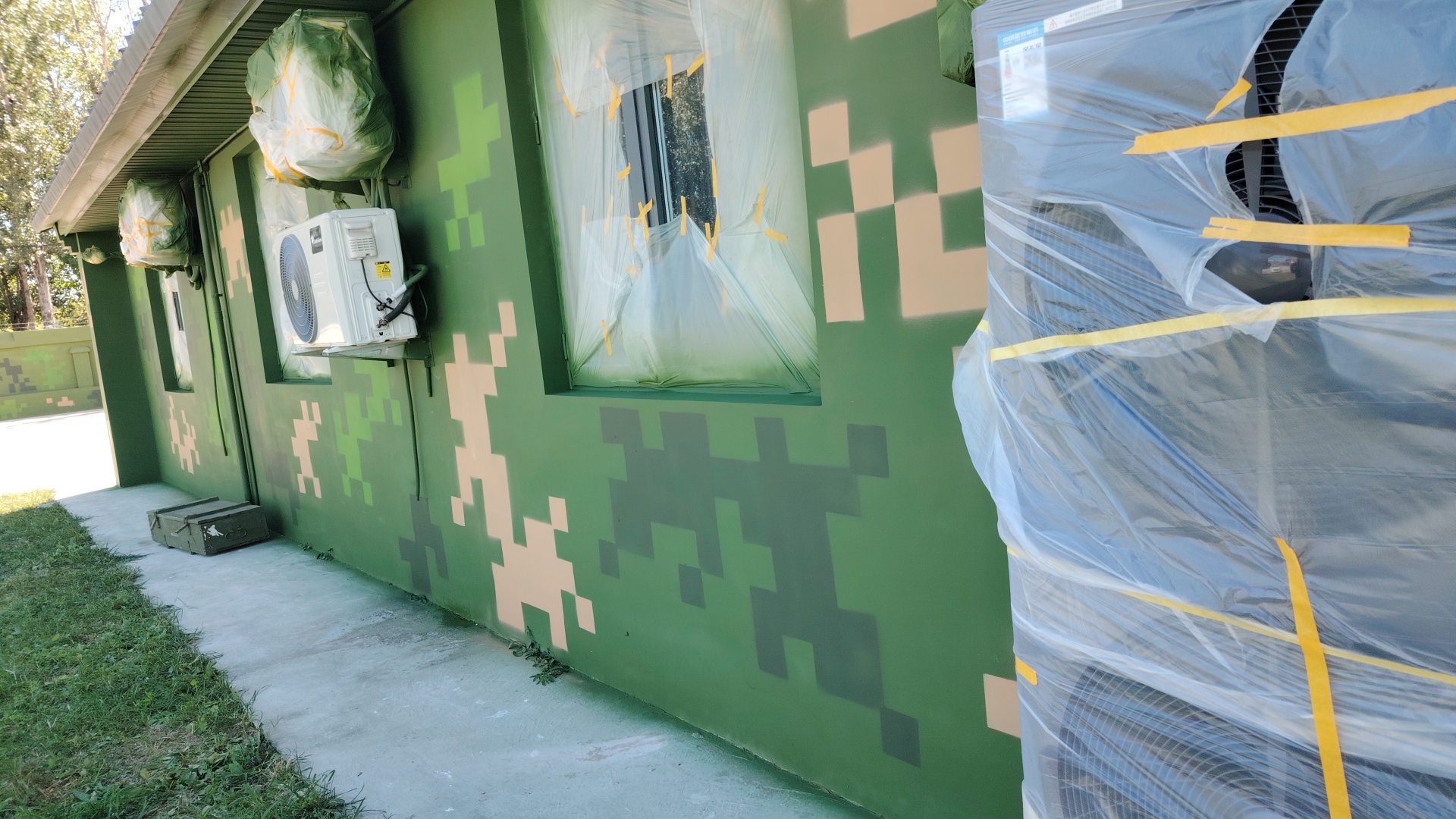 大理外墙迷彩漆施工多少钱 伪装迷彩漆  